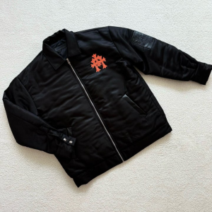 CHROME HEARTS 크롬하츠 트리플 로고 나일론 푸퍼 패딩