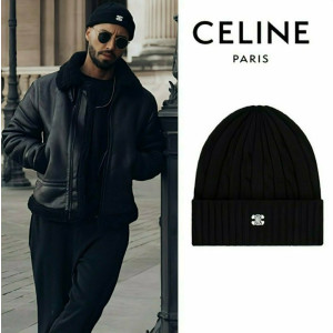 CELINE 셀린느 트리오페 자수 비니