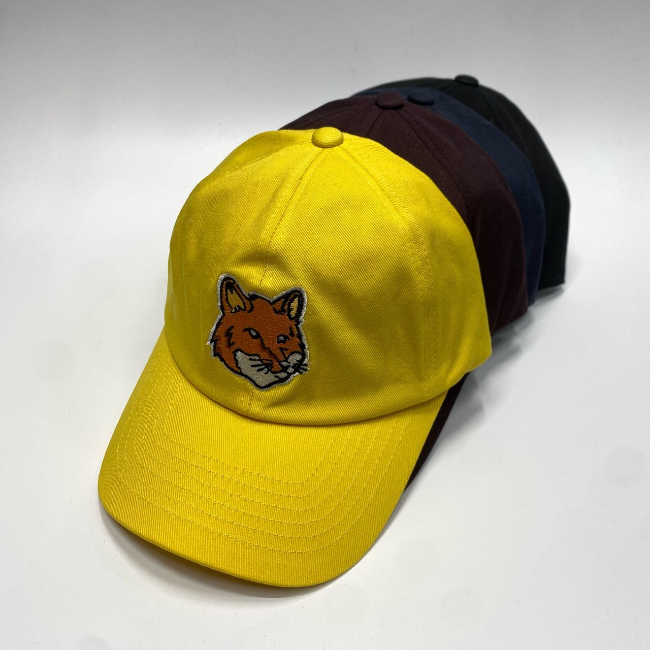 MAISON KITSUNE 메종키츠네 폭스 헤드 패치캡