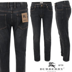 BURBERRY 버버리 기마 스틸 흑청 슬림 일자진