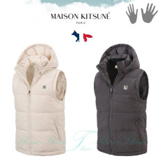 MAISON KITSUNE 메종키츠네 뉴 코듀로이 패딩 베스트