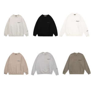 FEAR OF GOD 피어오브갓 에센셜 1801 스몰 로고 플리스 스웨트 셔츠