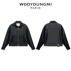 WOOYOUNGMI 우영미 블랙 레더 자켓