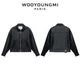WOOYOUNGMI 우영미 블랙 레더 자켓