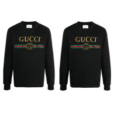 GUCCI 구찌 페이크 로고 커플 맨투맨