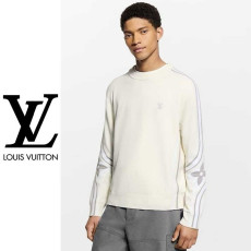 LOUIS VUITTON 루이비통 그래픽 라운드넥 니트