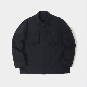 STONE ISLAND 스톤아일랜드 투포켓 나일론 자켓
