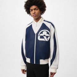 LOUIS VUITTON 루이비통 플라워 믹스 레더 테디 바시티 자켓