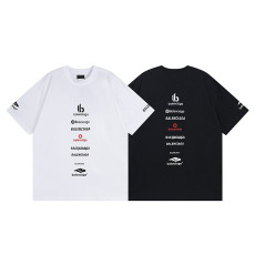 BALENCIAGA 발렌시아가 23129 멀티 로고 반팔