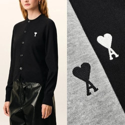 AMI 아미 스몰하트 라운드 가디건