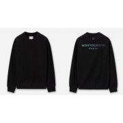 WOOYOUNGMI 우영미 그라데이션 엠보싱 백로고 맨투맨