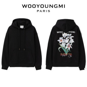 WOOYOUNGMI 우영미 플라워 그래픽 후드