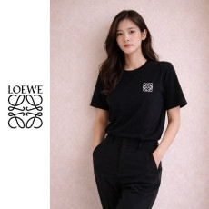 ●6월 판매 10위● LOEWE 로에베 베이직 자수 반팔티 2COLOR