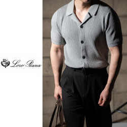 LOROPIANA 로로피아나 반팔 가디건 3COLOR