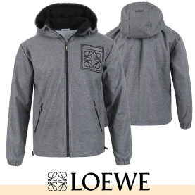 LOEWE 로에베 아나그램 스퀘어 자수 윈드 자켓