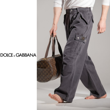 DOLCE&GABBANA 돌체앤가바나 투버튼 필드 카고 팬츠 2COLOR