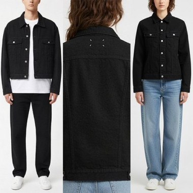 MAISON MARGIELA 메종마르지엘라 블랙 데님자켓