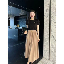 SAINT LAURENT 생로랑 롱치마 반팔 셋트