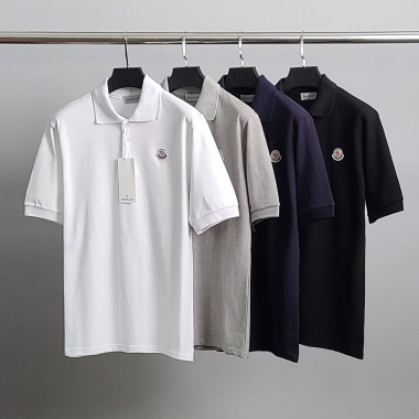 MONCLER 몽클레어 로고와펜 PK 반팔 카라티