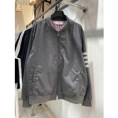 THOM BROWNE 톰브라운 4바 플레인 위빙 블루종 자켓