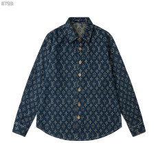 LOUIS VUITTON 루이비통 모노그램 데님 셔츠