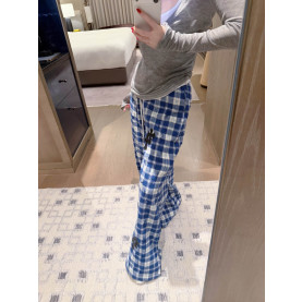 CHROME HEARTS 크롬하츠 이중오비 체크 팬츠 2COLOR