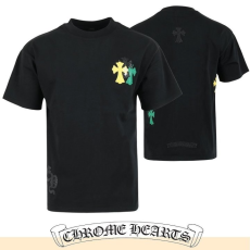 CHROME HEARTS 크롬하츠 멀티 컬러 패치 반팔