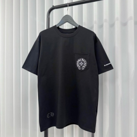CHROME HEARTS 크롬하츠 홀스슈 포켓 로고 반팔 티셔츠 2COLOR