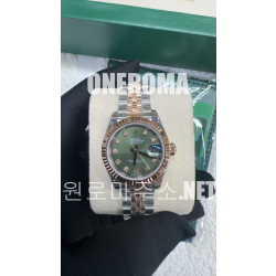 전*정 고객님 로렉스 레이디 데이저스트 그린 28mm