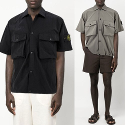 STONE ISLAND 스톤아일랜드 윈드 반팔셔츠