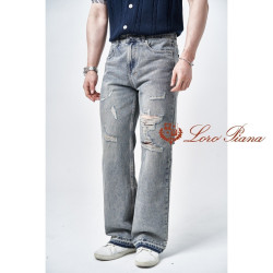 LOROPIANA 로로피아나 포인트 빈티지 레그 청바지 2COLOR