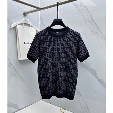 FENDI 펜디 자가드 FF 니트반팔 2COLOR