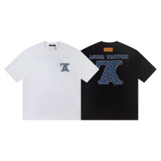 LOUIS VUITTON 루이비통 6374 데님 엠브로이더드 시그니처 반팔