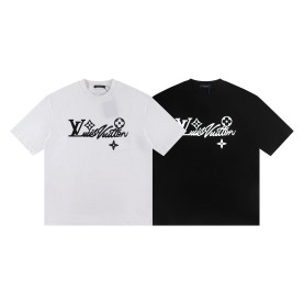 LOUIS VUITTON 루이비통 6486 그래픽 로고 반팔