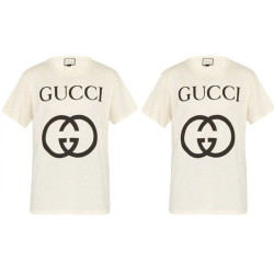 GUCCI 구찌 뉴 빅로고 커플 반팔티