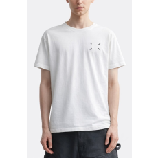 MAISON MARGIELA 메종마르지엘라 스티치 백 넘버링 올자수 로고 숏 슬리브 티셔츠 2COLOR