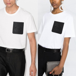 LOEWE 로에베 레더포켓 반팔 2COLOR