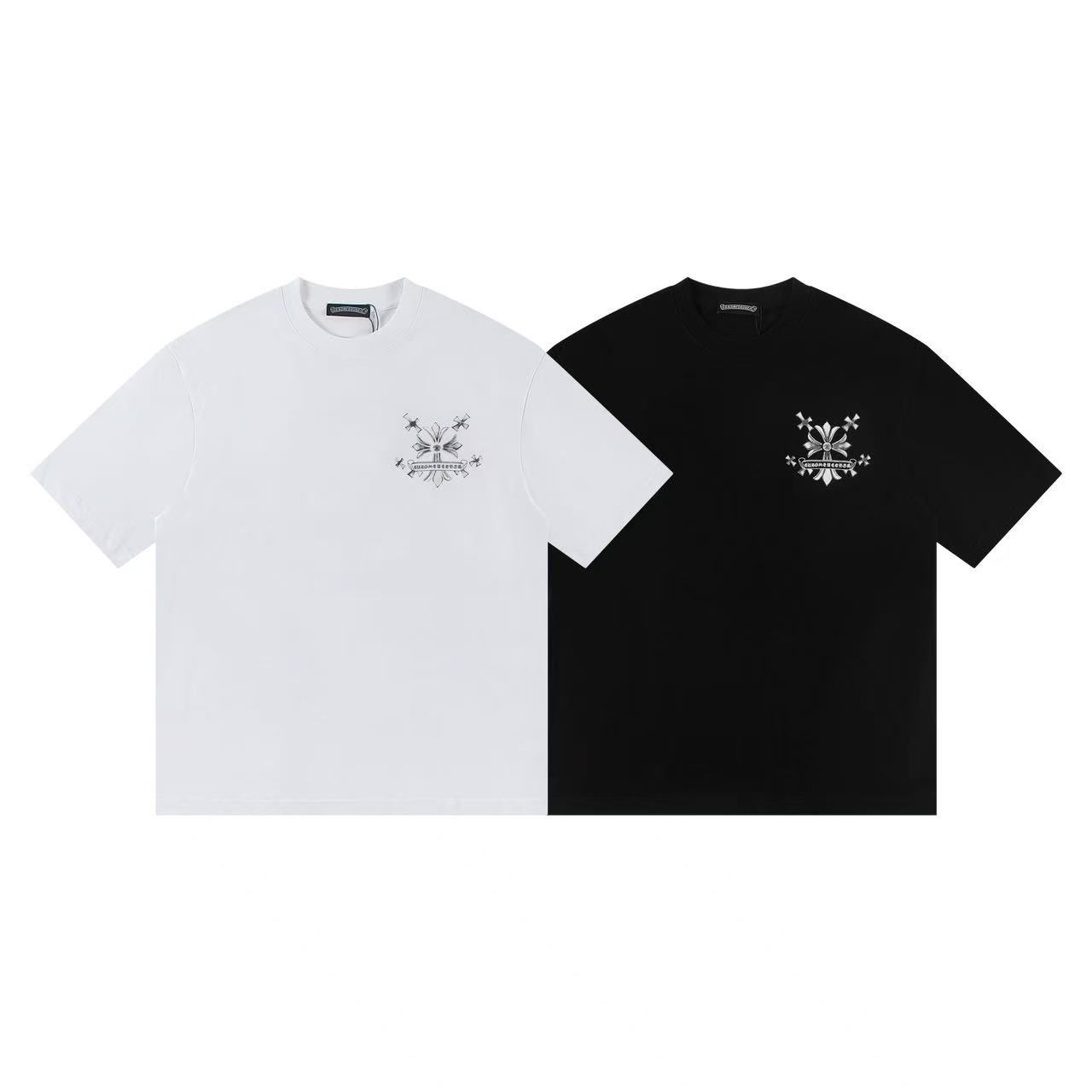 CHROME HEARTS 크롬하츠 6511 그래픽 홀스슈 반팔