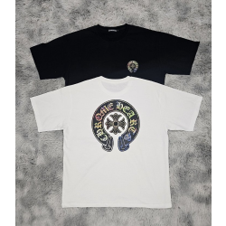 CHROME HEARTS 크롬하츠 그라 라운드 오버핏 반팔