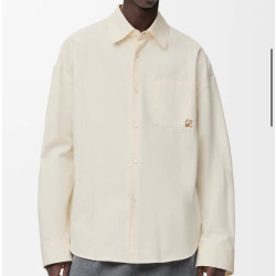 LOEWE 로에베 로고자수 셔츠