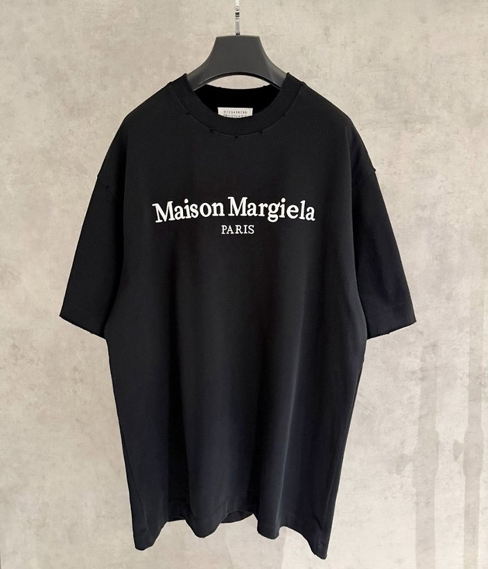 MAISON MARGIELA 메종마르지엘라 MM 레터링 자수 반팔 2COLOR