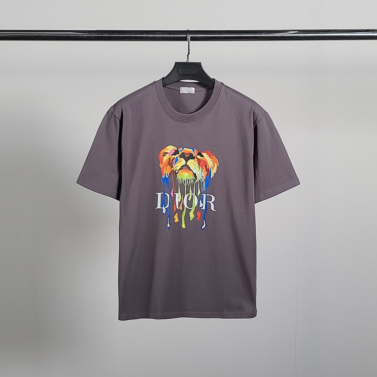 DIOR 디올 그래픽 라이언 코튼 반팔티