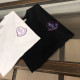 MONCLER 몽클레어 퍼플 오뚜기 로고 반팔 티셔츠