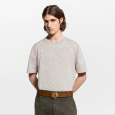 LOUIS VUITTON 루이비통 LV321 모노그램 반팔 크루넥 니트 웨어