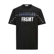 MONCLER 몽클레어 64313 FRGMT 스타 프린트 로고 반팔