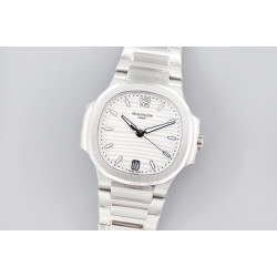 PATEK PHILIPPE 파텍필립 노틸러스 화이트 다이얼 SS 브레이슬릿 35mm 7118