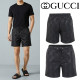 GUCCI 구찌 블랙 자가드 스윔 팬츠