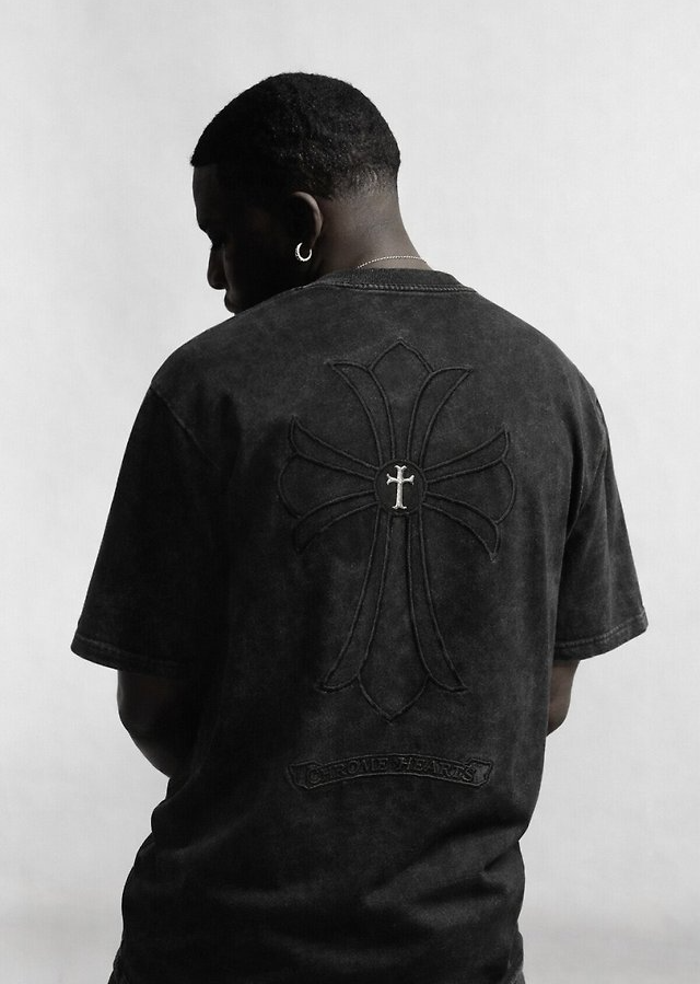 CHROME HEARTS 크롬하츠 피그먼트 빈티지 숏 슬리브 티셔츠