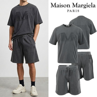 MAISON MARGIELA 메종마르지엘라 빈티지 M 프린팅 피그먼트 오버핏 셋업 2COLOR