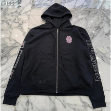 CHROME HEARTS 크롬하츠 데들리 돌 홀스슈 바인 대거 집업 후드